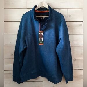 NWT Orvis Men’s Signature Pullover Sz XXL Denim Blue